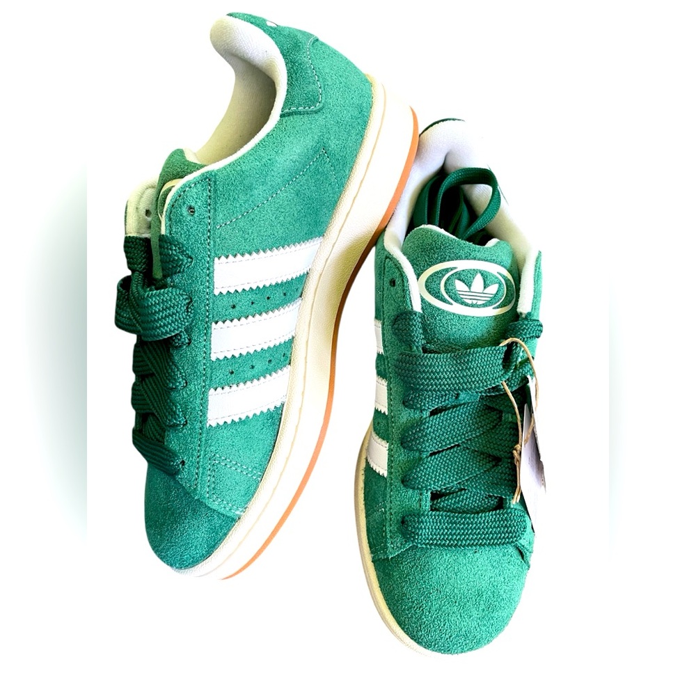 NEW Adidas Campus 00s Green/White/Gum Mens Size 7 Women’s 8.5 Skate Shoe ID1437